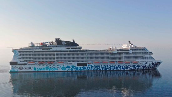 Cruiseschip msc Euribia