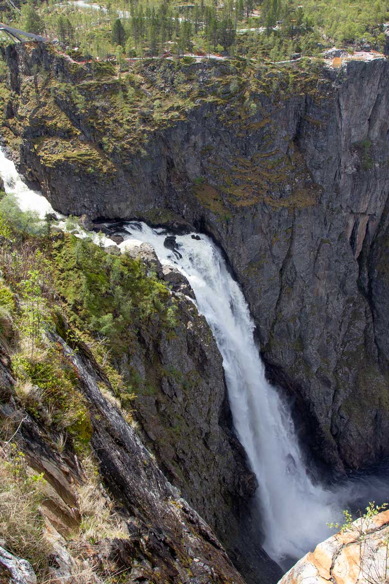De watervallen Vøringsfossen
