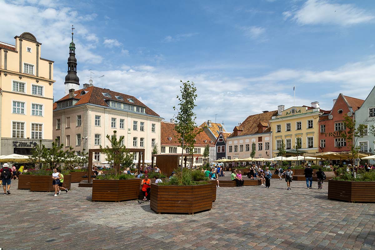 Tallinn de Hanzestad in Estland
