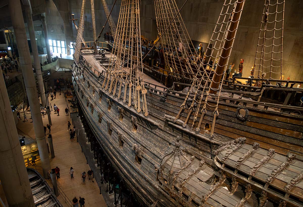 Schip Vasa in Stockholm