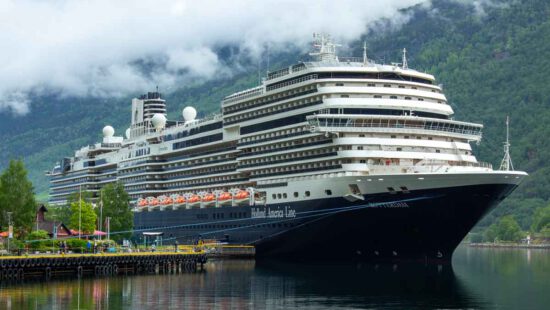 MS Rotterdam In flam