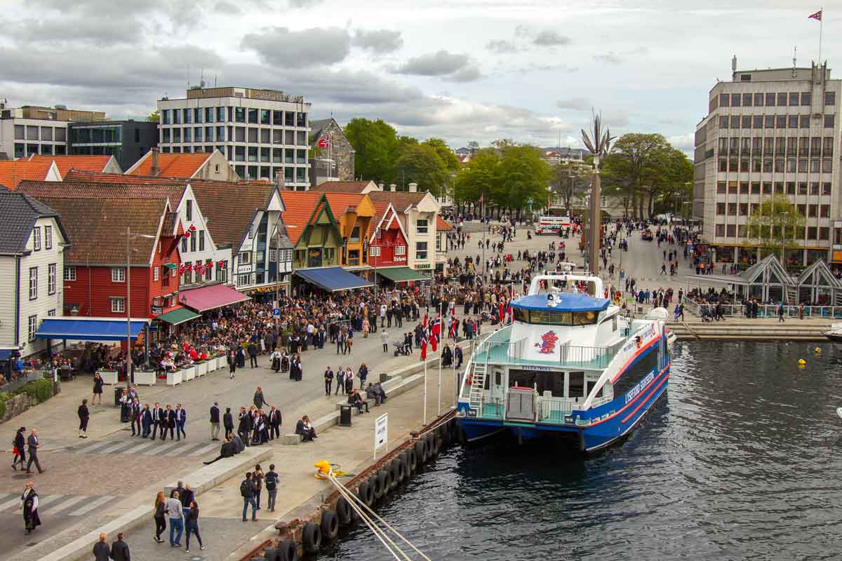 Stavanger tijdens het Syttende Mai