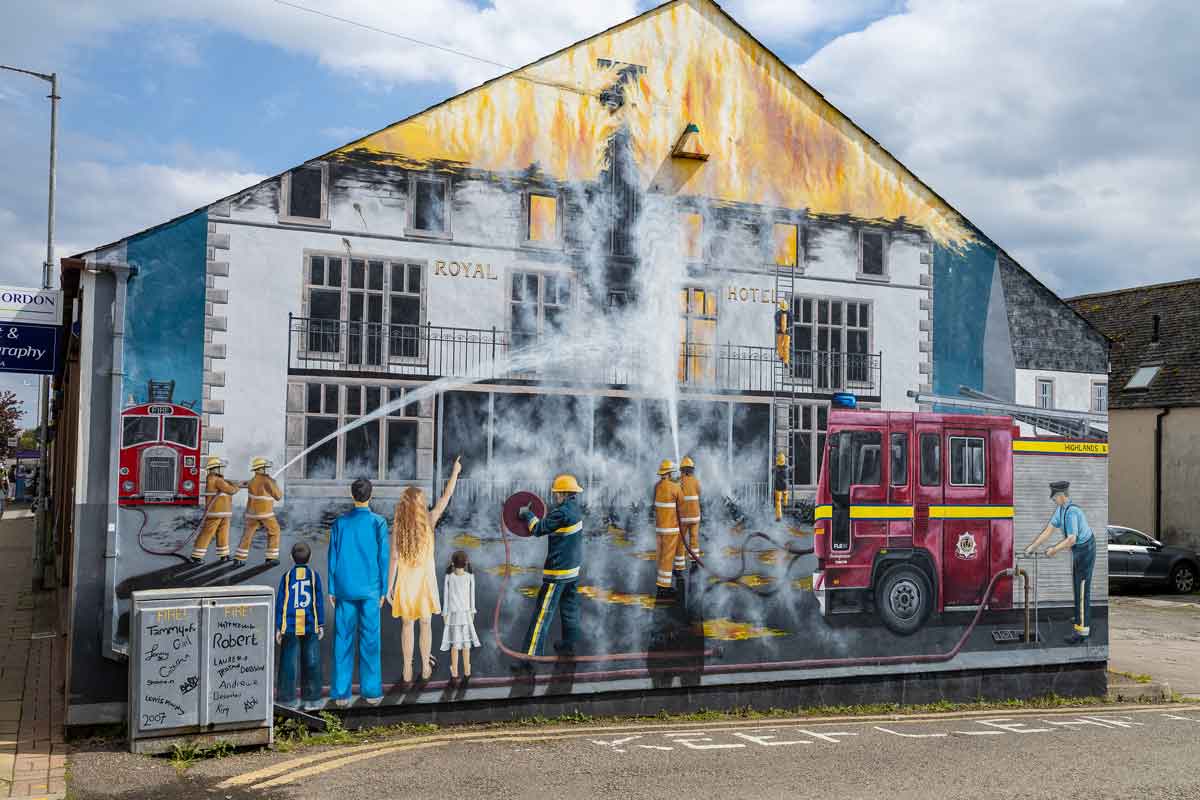 Invergordon Murial fire