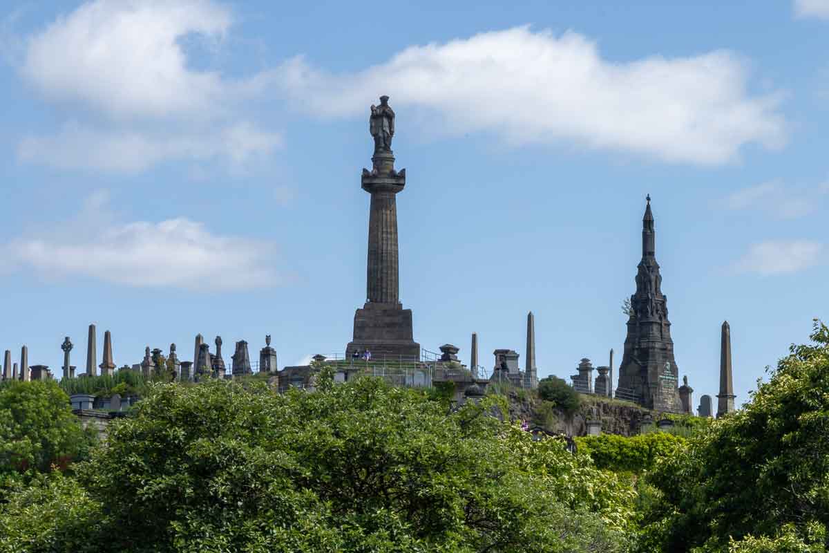 Necropolis bij de Kathedraal in Glasgow